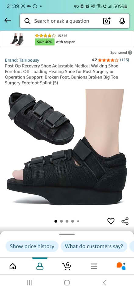 Photo of Boot for broken toe (Scale Hall LA1) #1