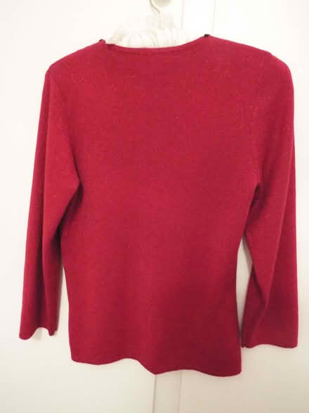 Photo of free Red sparkly beaded jumper The Dressbarn Evening Medium (Bingham NG13) #3