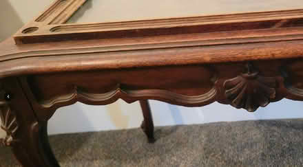 Photo of free End table with removable glass tray (North side of Elmhurst) #1