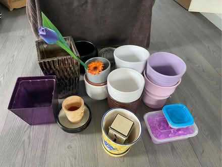 Photo of free Selection of indoor plant pots (Stretham CB6) #1
