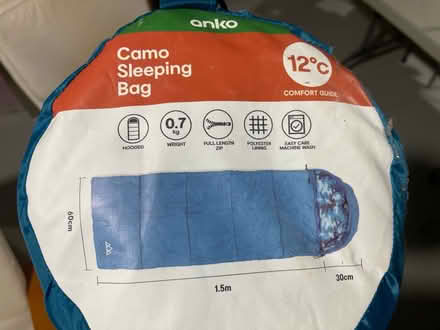 Photo of free Child’s camo sleeping bag used once (Wollstonecraft) #1