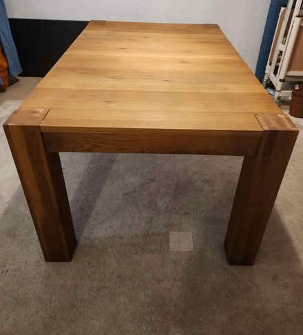 Photo of free Solid Oak wood dining table (East Ham) #1