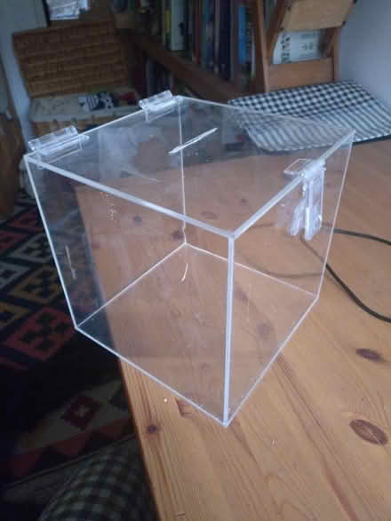 Photo of free Perspex box (Golcar, Huddersfield) #1