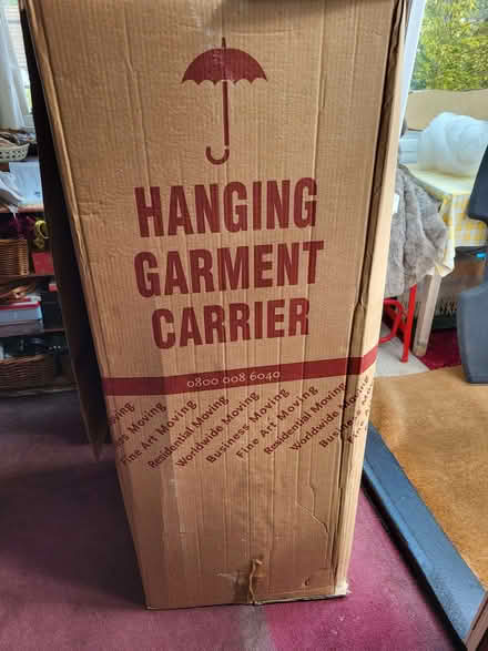 Photo of free Moving box for hanging garments (Clive Vale TN35) #1