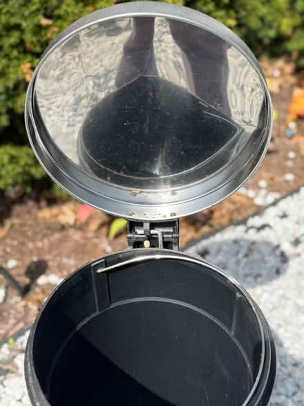 Photo of free Stainless Steel Garbage Can (Jamaica Queens) #3