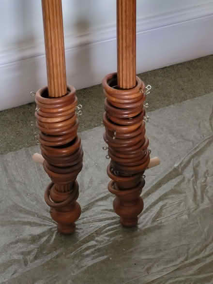 Photo of free Curtain pole in two lengths (South Heath HP16) #2