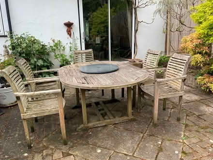 Photo of free Wooden patio table set (Rickmansworth WD3) #1