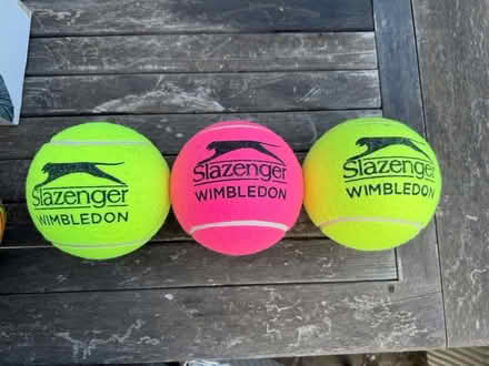 Photo of free Rugby ball and giant tennis balls (Emlyn Road W12) #3