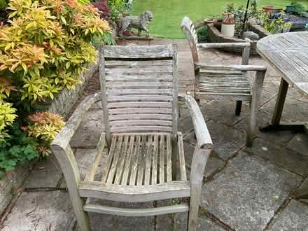 Photo of free Wooden patio table set (Rickmansworth WD3) #2