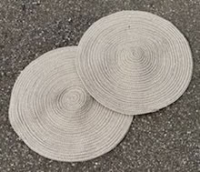 Photo of free Set of 2 Round Woven Rugs (Watkins Lake Rd and Dixie Hwy) #1