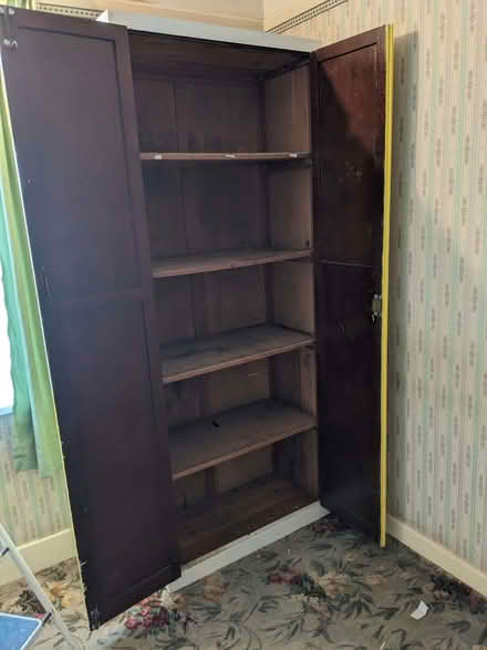 Photo of free Old Very tall Cupboard - suitable garage/shed (IP3) #2