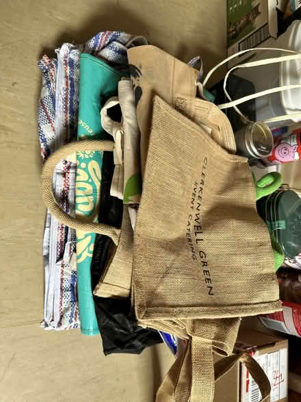 Photo of free various size canvas and plastic bags (Upper Holloway N4) #1