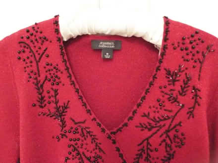 Photo of free Red sparkly beaded jumper The Dressbarn Evening Medium (Bingham NG13) #4