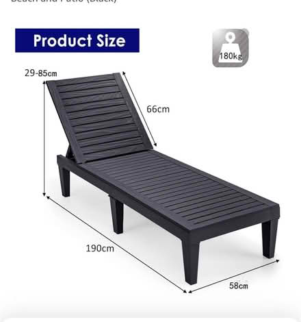 Photo of free 2 x plastic wicker sun loungers (Great billing Northamtpon) #1