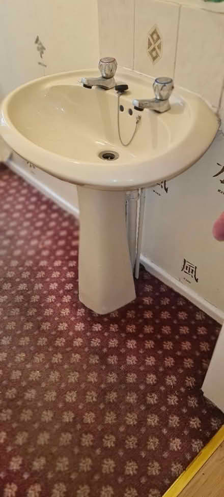 Photo of free Pedestal sink with taps (West Bridgford NG2) #2