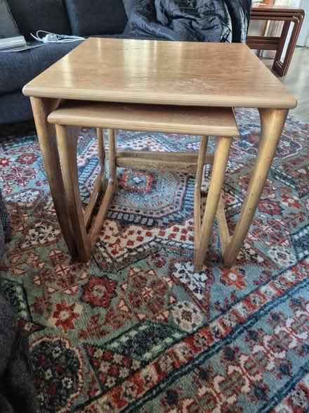 Photo of free Two mid century side tables (Clerwood EH12) #3