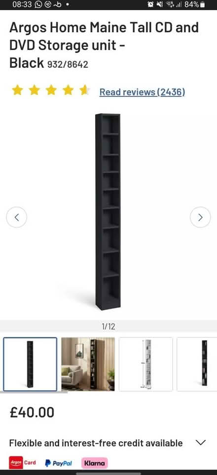 Photo of free 3x CD/DVD shelving unit (Kemble) #2