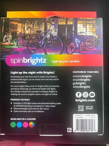 Photo of free Spinbrightz LED bike decoration (Wheat Ridge) #2