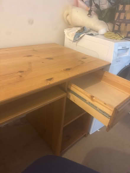Photo of free Pine desk with tray and chair (KT8 East Molesey) #4