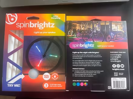 Photo of free Spinbrightz LED bike decoration (Wheat Ridge) #3