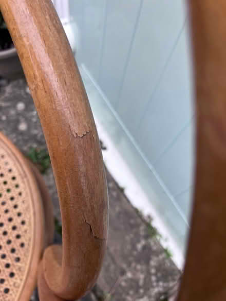 Photo of free Bentwood chair with rattan seat (Topsham EX3) #3