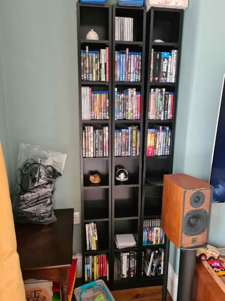 Photo of free 3x CD/DVD shelving unit (Kemble) #1
