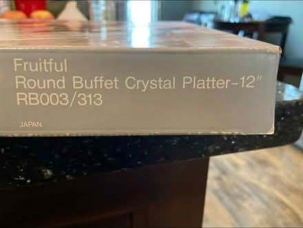 Photo of free Crystal platter (Streetsville) #3