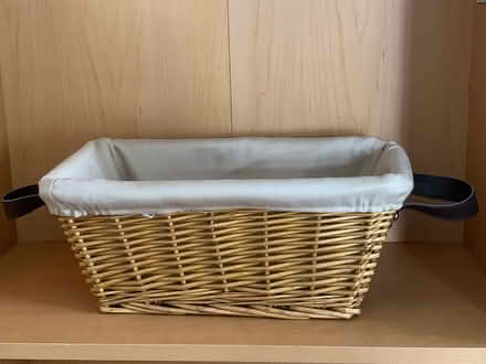 Photo of free Rectangular basket/fabric liner (Orleans - Chapel Hill South) #1