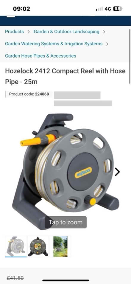 Photo of hose and reel (Letchworth) #1