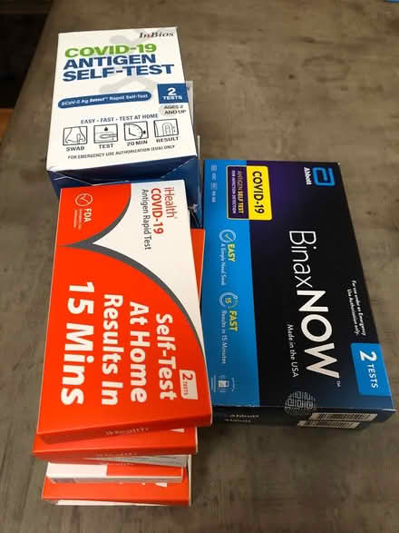 Photo of free Stack of Covid tests (Meadowbrook) #1