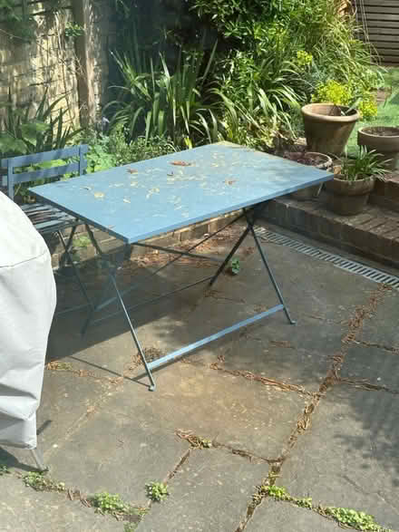 Photo of free Metal garden table (Islington/Dalston) #1