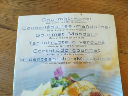 Photo of free Mandolin - vegetable slicer (Higher Hurdsfield SK10) #4