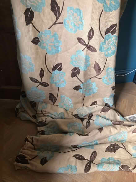 Photo of free Pair of lined curtains for tall window (Tilley SY4) #1