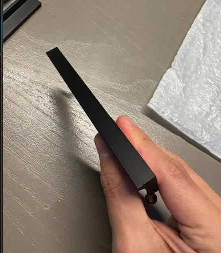 Photo of free 7 brand new black matte drawer pulls (Forest Gate E7) #4