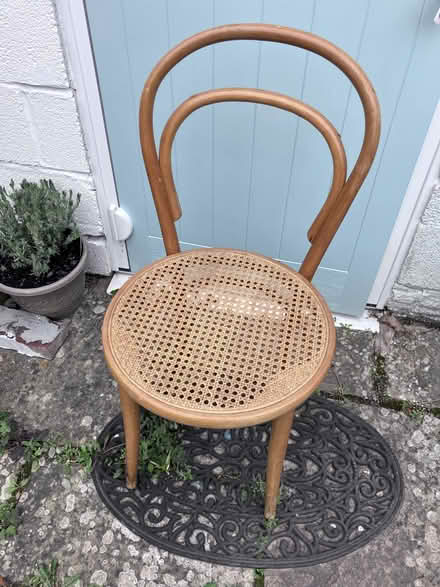 Photo of free Bentwood chair with rattan seat (Topsham EX3) #2