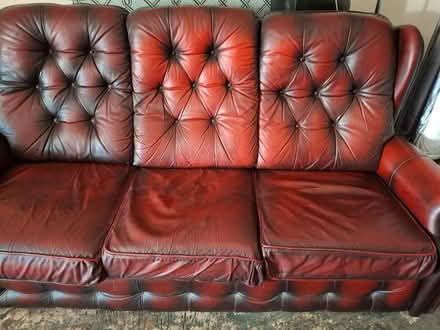 Photo of free Oxblood sofa (birmingham) #2