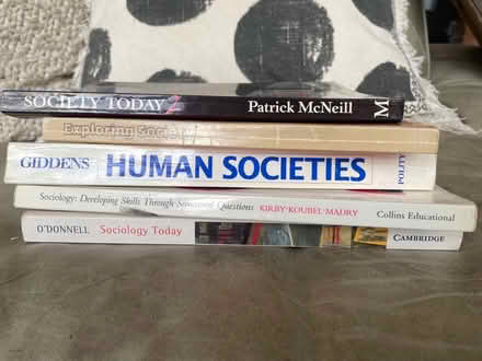 Photo of free 5 Sociology text books (Sherwood NG5) #1