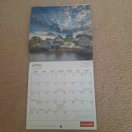 Photo of free Small 2025 wall calendar (Orleans) #3