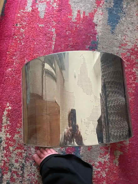 Photo of free Silver Lampshade/world map (Boscombe BH7) #2