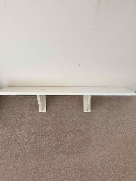 Photo of free White Wooden Shelf (DA1) #2