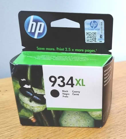 Photo of free Genuine unused HP black cartridge (Sherfield on Loddon, RG27 0) #1