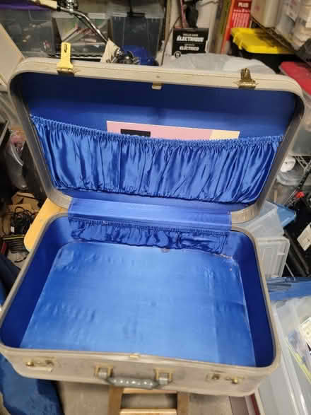 Photo of free Funky blue suitcase (North Boulder) #1