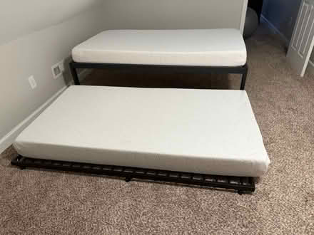 Photo of free Twin Bed with Pull out Trundle (43203) #1