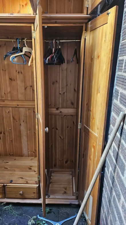 Photo of free Pine wardrobe. (Handsworth B21) #1