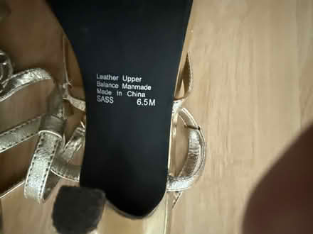 Photo of free Gold heels (Newtonville) #3