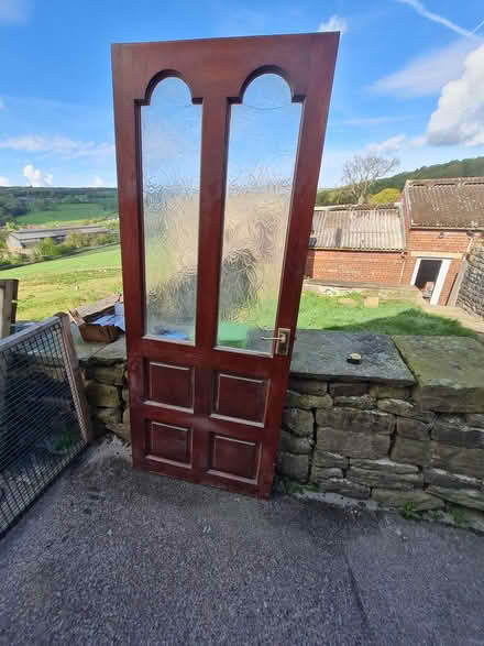 Photo of free solid wood glazed door internal (Back edge) #1