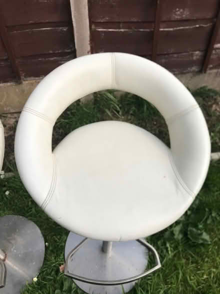 Photo of free 2 x Leather Bar Stools (SK6 Stockport) #4