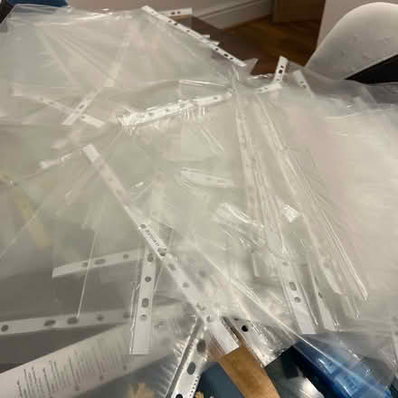 Photo of free Lever Arch folders and plastic pockets (Wallasey CH44) #2