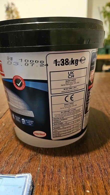 Photo of free UniBond tile adhesive & grout GREY (Epsom KT17) #4