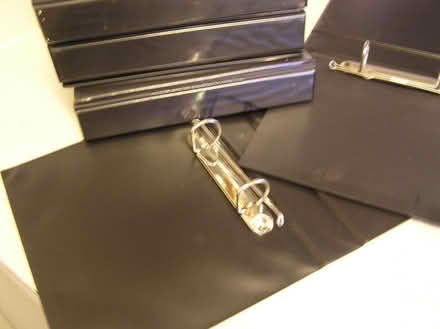 Photo of free 8 New A5 ring files black (West Moors) #2